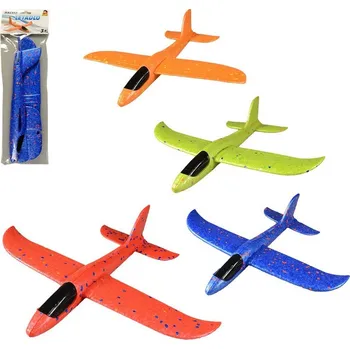 autíčko MaDe Letadlo házecí 30 cm - červená