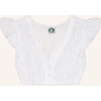 Dámská halenka Hammerschmid Dámská Dirndl Halenka Anina Z Krajky, bílá, 42