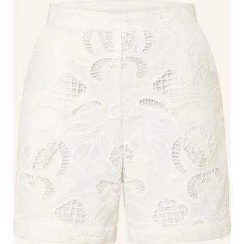 Dámské kraťasy Mrs & Hugs Dámské Šortky Z Krajky S Otvory, bílá, 34