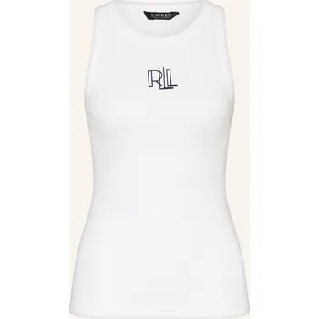 Lauren Ralph Lauren Dámský Top, bílá, 40