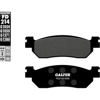 Brzdová destička GALFER brzdové destičky KH275 polokovové SCOOTER (GALFER brzdové destičky KH275 polokovové SCOOTER)
