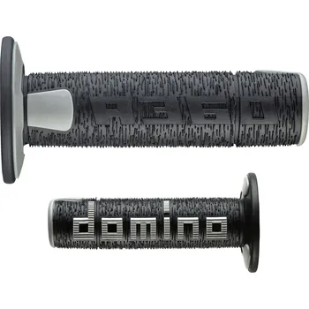 doMINO řazení (gripy) (GRIPY) OFF ROAD NEW LAMELAR dvousložkový barva černá/šedý (A36041C4052A7-0) (doMINO řazení (gripy) (GRIPY) OFF ROAD NEW LAMELAR dvousložkový barva černá/šedý)