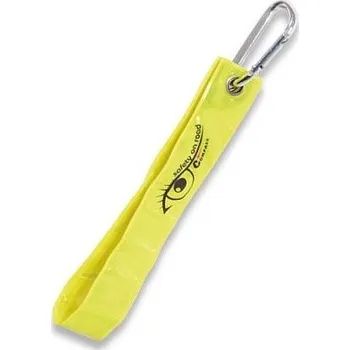 Reflexní přívěsek s karabinou ŽLUTÝ (Compass)