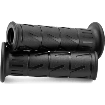 doMINO řazení (gripy) (GRIPY) ROAD/SCOOTER KAWASAKI styly (22+25mm, délka 115mm) s otvorem barvaR černá (6754.82.40.06-0) (doMINO řazení (gripy) (GRIPY) ROAD/SCOOTER KAWASAKI styly (22+25mm, délka 115mm) s otvorem barvaR černá)