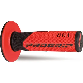 Řazení (gripy) PRO GRIP PA080100NERO (PROGRIP řazení (gripy) PG801 OFF ROAD (22+25mm, délka 115mm) barva černá/červená (dvousložkový) (PG801BK/RD) (801-125))