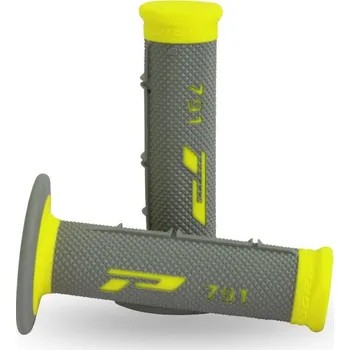 Řazení (gripy) PRO GRIP PA079100-347 (PROGRIP řazení (gripy) PG791 OFF ROAD (22+25mm, délka 115mm) barva šedá/žlutá fluorescenční (dvousložkový) (791-347) (PG791YF/GR))