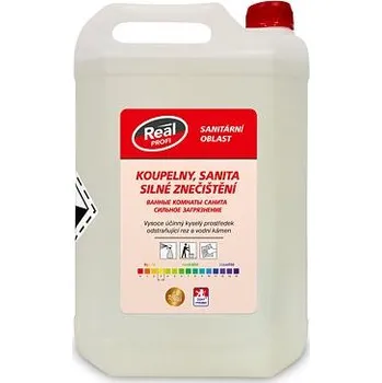 Univerzální čisticí prostředek REAL PROFI Koupelny silné znečištění 5 l