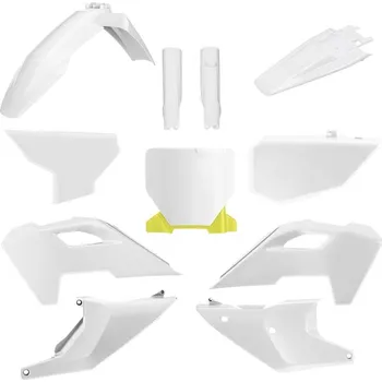 POLISPORT kompletní sada plastů (FULL KIT) HUSQVARNA TC/FC 23-25 v sadě tabulka přední (8671700001) i kryty tlumičů (8352500001) barva bílá (POLISPORT kompletní sada plastů (FULL KIT) HUSQVARNA TC/FC 23-25 v sadě tabulka přední (8671700001) i kryty tlumič
