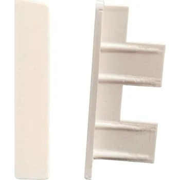 Podlahová lišta Komponenty ke kobercové liště TSL Varianta: Koncovka levá, Barva: Bílá