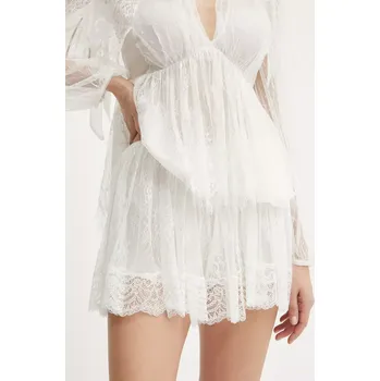 Dámské kraťasy Kraťasy Twinset dámské, béžová barva, high waist, 251TS2096 01X, vel. 38