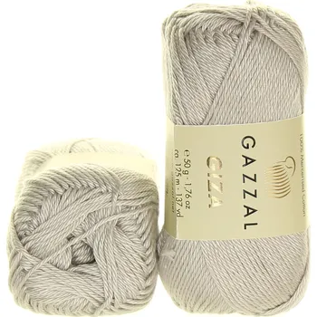 Příze Gazzal Giza 2456 světle šedá