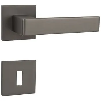 Dveřní kování Klika Naturel Hit titan matná WK klíč HITHRBS