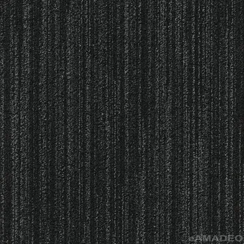 Koberec Kobercové čtverce Modulyss In - Groove 966 - černé