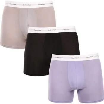 Boxerky 3PACK pánské boxerky Calvin Klein vícebarevné (NB4264-VW6) XL NB4264-VW6 Možnost vrácení zboží ZDARMA do 120 dnů!