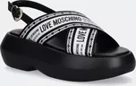 Sandály Love Moschino dámské, černá barva, na platformě, JA16207I0MIX200A, EUR 36