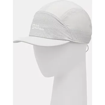 Kšiltovka Kšiltovka Jack Wolfskin Prelight Chill šedá barva, hladká, 1912001 09X, vel. ONE SIZE