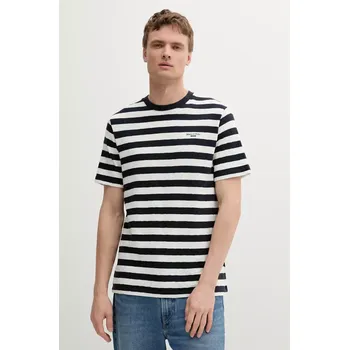 Pánské tričko Bavlněné tričko Marc O'Polo pánské, tmavomodrá barva, 5000007222 59X, vel. XXL