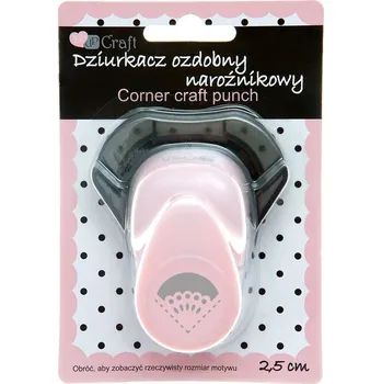 Dětské razítko dp Craft Rohová raznice vějíř 2,5×2,3cm