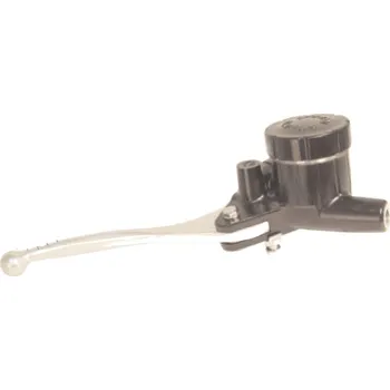 Brzdová čelist EMGO pumpa přední brzdy kompletní (14mm) s upevněním zrcátka i s pákou HONDA CB 350 F 72-74, CB 360 74-76, CB 450 70-74, CB 500/550 75-76, CB 750 F 75-76, CB 750 K 69-76 (45500-300-000) barva černá (EMGO pumpa přední brzdy kompletní (14mm) s upevněním)