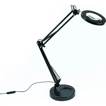 Lampička Brilagi Stmívatelná stolní lampa s lupou LED/12W/5V, černé