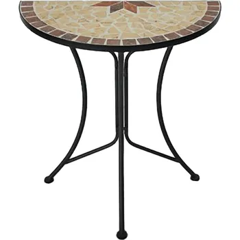 Zahradní stůl Mozaikový stůl AMARILLO, půlkruhový | 950526