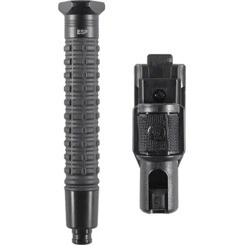 Sebeobrana Teleskopický obušek 16" H BTT černý + BHT 54 s tlačítkovým zavíráním