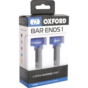 Osvětlení pro motocykl OXFORD závažíčka řidítek BARENDS 1 barva světle modrá komplet (OXFORD závažíčka řidítek BARENDS 1 barva světle modrá komplet)