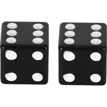 Nářadí na motocykly OXFORD krytka ventilku motocyklu KOSTKA barva černá (2 kusy) (OXFORD krytka ventilku motocyklu KOSTKA barva černá (2 kusy))