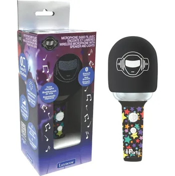 Hudební hračka Bluetooth/Bezdrátový Karaoke Mirofon se zvukem a světelnými efekty