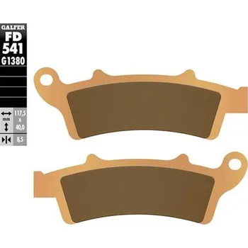 Brzdová destička GALFER brzdové destičky KH324 sintrované barva zlatá SCOOTER (GALFER brzdové destičky KH324 sintrované barva zlatá SCOOTER)