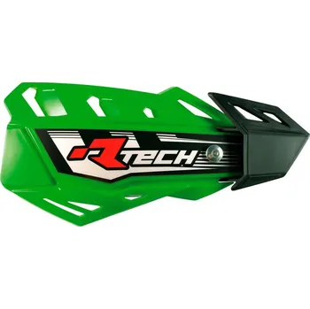 Řídítka RACETECH (RTECH) kryty páček FLX CROSS/ENDURO barva zelená (se 2 typy držáků na řidítka a rukojeti) (RACETECH (RTECH) kryty páček FLX CROSS/ENDURO barva zelená (se 2 typy držáků na řidítka a rukojeti))