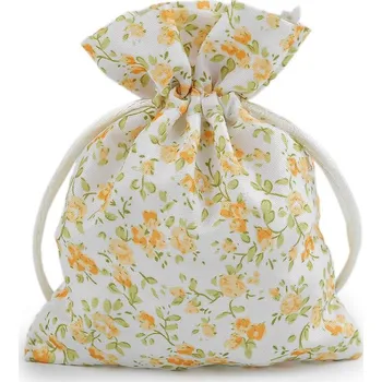 Papír Dárkový pytlík květy 10x13 cm Varianta: 1 žlutá, Balení: 10 ks