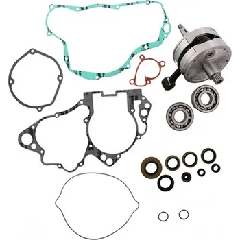 Těsnění motoru WISECO kliková hřídel SUZUKI RM 250 03-04 (s ložisky klikovky + sada těsnění a gufer na spodek motoru) (HR4058) (WISECO kliková hřídel SUZUKI RM 250 03-04 (s ložisky klikovky + sada těsnění a gufer na spodek motoru) (HR4058))