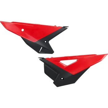 UFO boční tabulky na startovací číslo komplet CRF 250R / 450R 25 barva (červená/černá) (UFO boční tabulky na startovací číslo komplet CRF 250R / 450R 25 barva (červená/černá))