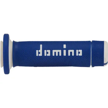 Osvětlení pro motocykl DoMINO řazení (gripy) (GRIPY) OFF ROAD dvousložkový barva světle modrá/bílá (DoMINO řazení (gripy) (GRIPY) OFF ROAD dvousložkový barva světle modrá/bílá)