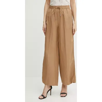 Dámské oblečení Kalhoty Karl Lagerfeld A2W10016 hnědá 84X, vel. 40