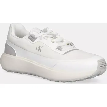 Pánská obuv Sneakers boty Calvin Klein Jeans ATHLEISURE RUNNER LACEUP NT bílá barva, YW0YW01823 00A, EUR 39