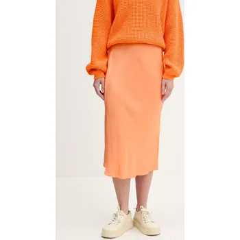 Dámská sukně Sukně American Vintage oranžová barva, maxi, VOO13AE25 22X, vel. M