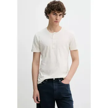 Pánské tričko Bavlněné tričko Superdry pánské, béžová barva, M1012185A-C1T M1012185A.C1T 01X, vel. S