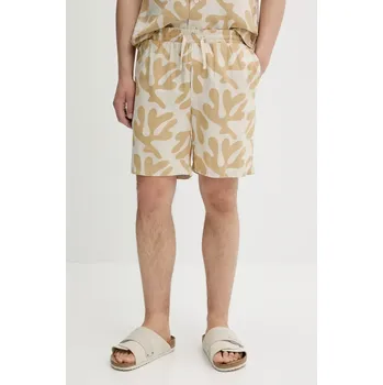 Pánské kraťasy Kraťasy Solid pánské, béžová barva, 21108564 01X, vel. XL