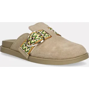 Dámská obuv Semišové pantofle Blauer GLADE S5GLADE04.SUE béžová 80X, EUR 39