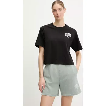 Pánské oblečení Bavlněné tričko Puma 685030 černá 99X, vel. M