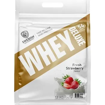 Protein Whey Protein Deluxe - Swedish Supplements Příchuť: Fresh Strawberry, Balení: 900 g