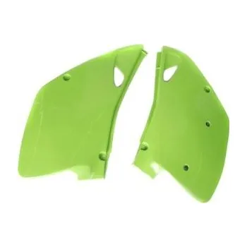 UFO boční tabulky na startovací číslo KAWASAKI KX 125/250 90-91 barva zelená (UFO boční tabulky na startovací číslo KAWASAKI KX 125/250 90-91 barva zelená)