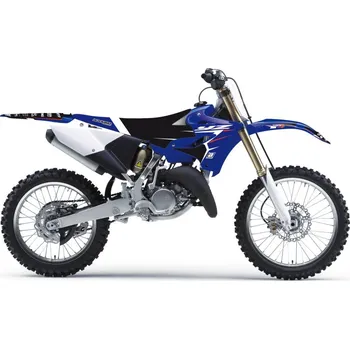 Osvětlení pro motocykl BLACKBIRD sada samolepek (dýhy) + potah sedla YAMAHA YZ 125/250 15-21 DREAM 4 barva světle modrá černá (BLACKBIRD sada samolepek (dýhy) + potah sedla YAMAHA YZ 125/250 15-21 DREAM 4 barva světle modrá černá)