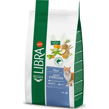 Krmivo pro kočku 2x12kg Libra Cat Sterilized tuňák - výhodné balení