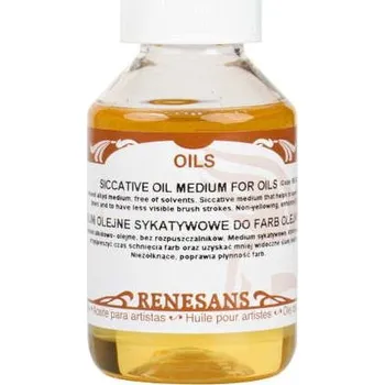Olejová barva Sikativ medium rychleschnoucí 100ml pro olejové barvy - Renesans