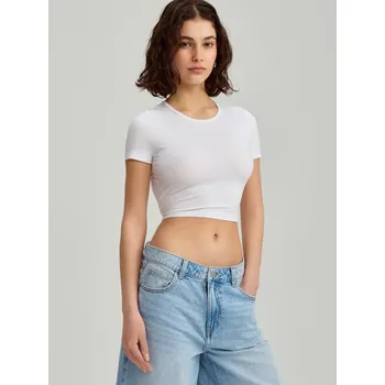 Dámské oblečení Zkrácené tričko - XL - House - bílý - 203EV-00X