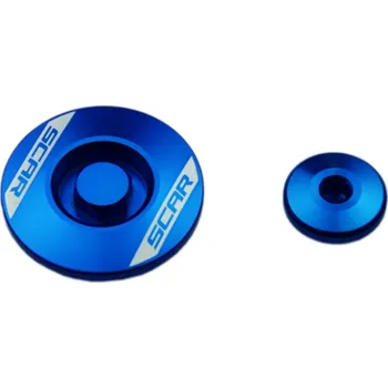 Osvětlení pro motocykl SCAR závodní servisní víčka motoru YAMAHA YZ 250F 14-25, YZ 450F 10-22, YZ 250FX 15-25, WR 250F 15-25, YZ 450FX 16-23, WR 450F 16-23 barva světle modrá (SCAR závodní servisní víčka motoru YAMAHA YZ 250F 14-25, YZ 450F 10-22, YZ 250FX 15-25, WR 250F 15-25,