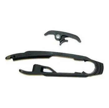 Řetězová sada pro motocykl UFO kluzák řetězu (malý i velký) KTM 660 SMC, LC 4 SM 04-07 barva černá (UFO kluzák řetězu (malý i velký) KTM 660 SMC, LC 4 SM 04-07 barva černá)